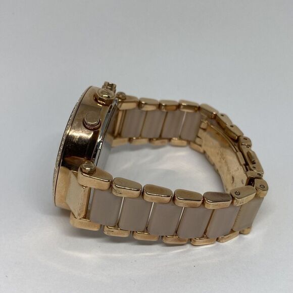 Michael Kors Parker MK5896 Womens Stainless Steel Analog Dial Quartz Watch WO303 - Picture 9 of 12